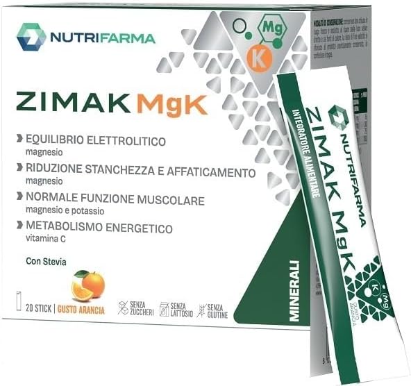 ZIMAK MGK 20 STICK ARANCIA SENZA GLUTINE E LATTOSIO
