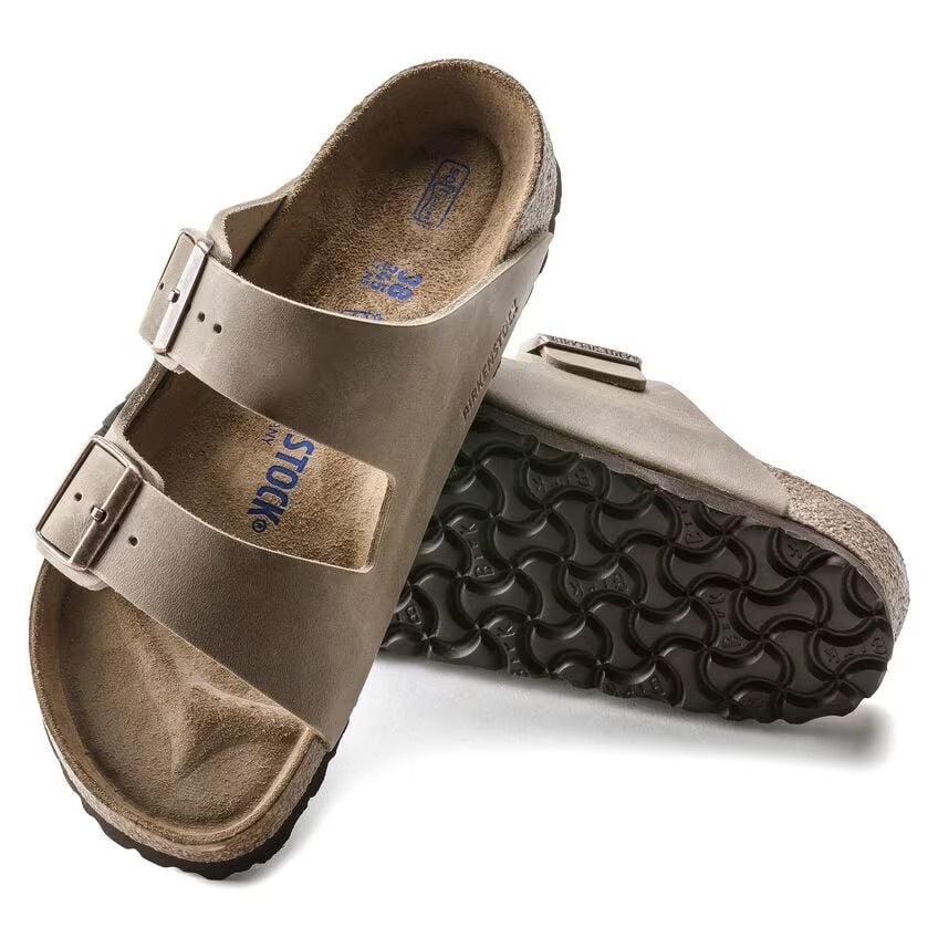 Birkenstock Arizona SFB Plantare morbido Tabacco Brown Oiled Leather N.35 Narrow Fit ( Calzata stretta)