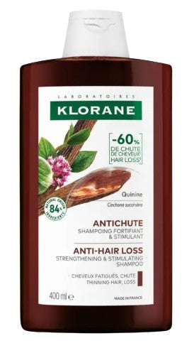 KLORANE Shampoo Fortificante E Stimolante Alla Chinina 400 ml + Shampoo Fortificante E Stimolante Alla Chinina 100 ml