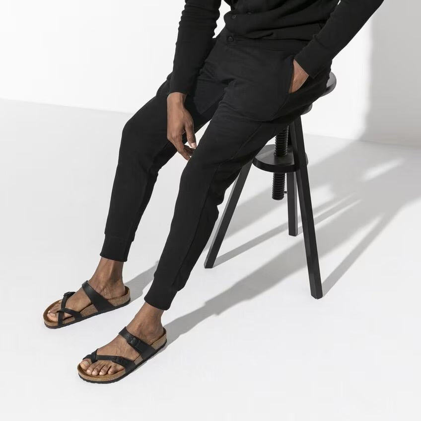 Birkenstock Mayari Black Birko Flor - N. 39 - Calzata Normale Regular Fit - Nero