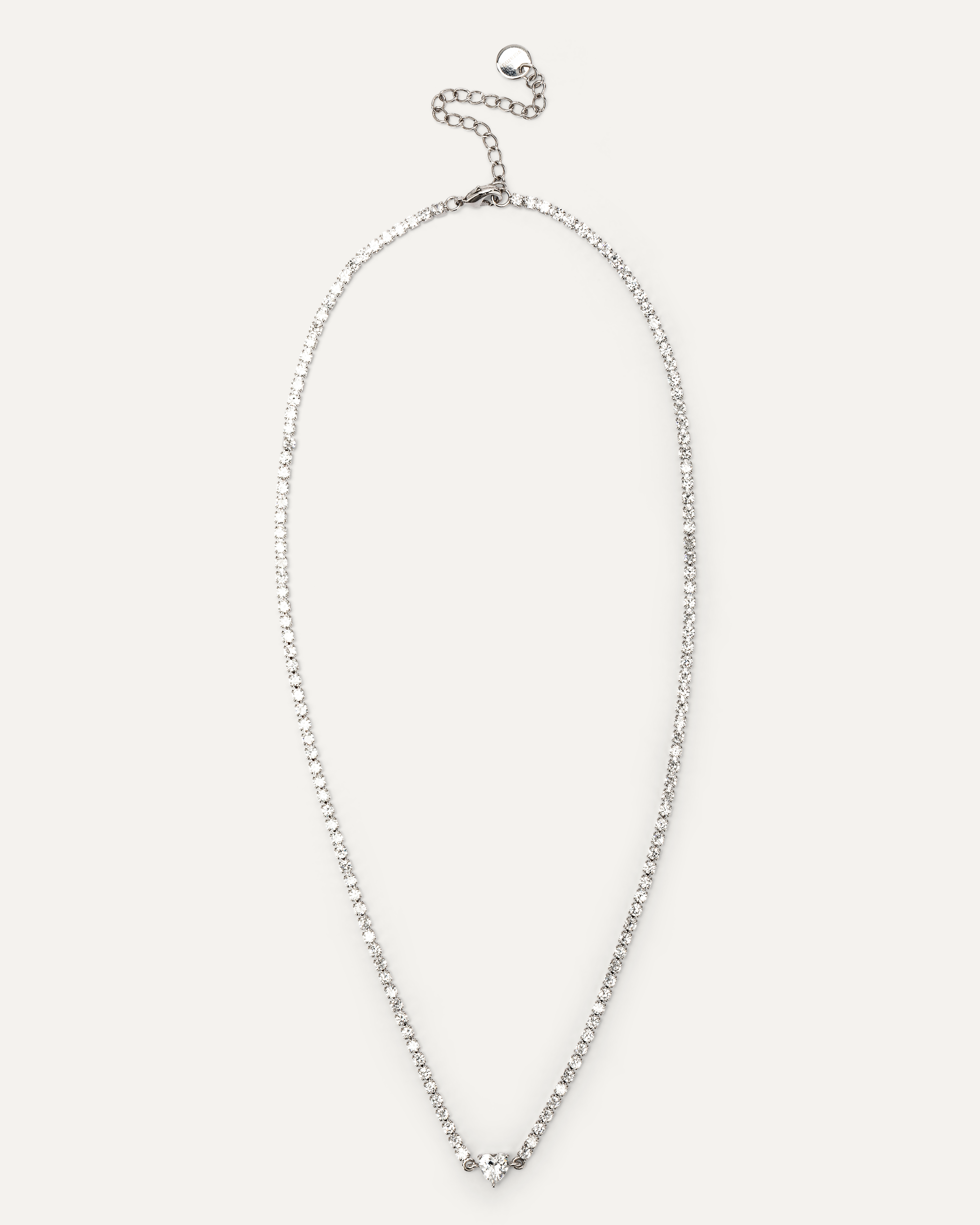 VERAME' Collana Tennis con zircone taglio cuore Clara - VERAME' Collana Tennis con zircone taglio cuore Clara