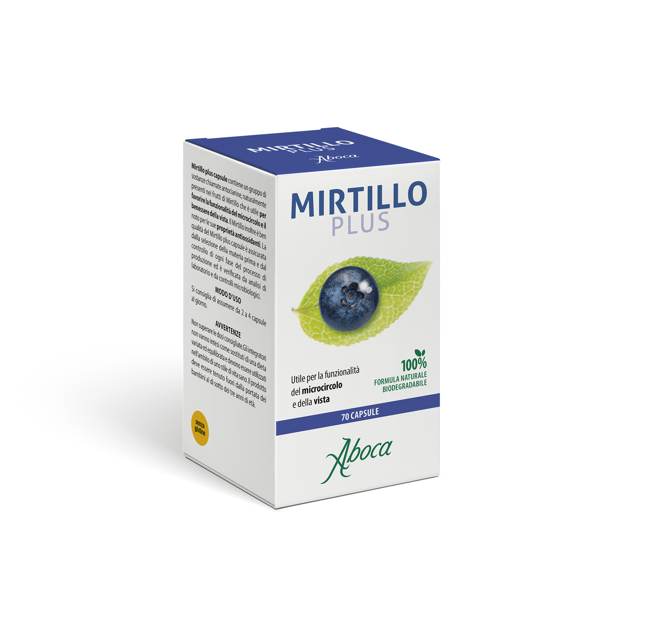 Aboca mirtillo plus 70 opercoli integratore microcircolo e vista