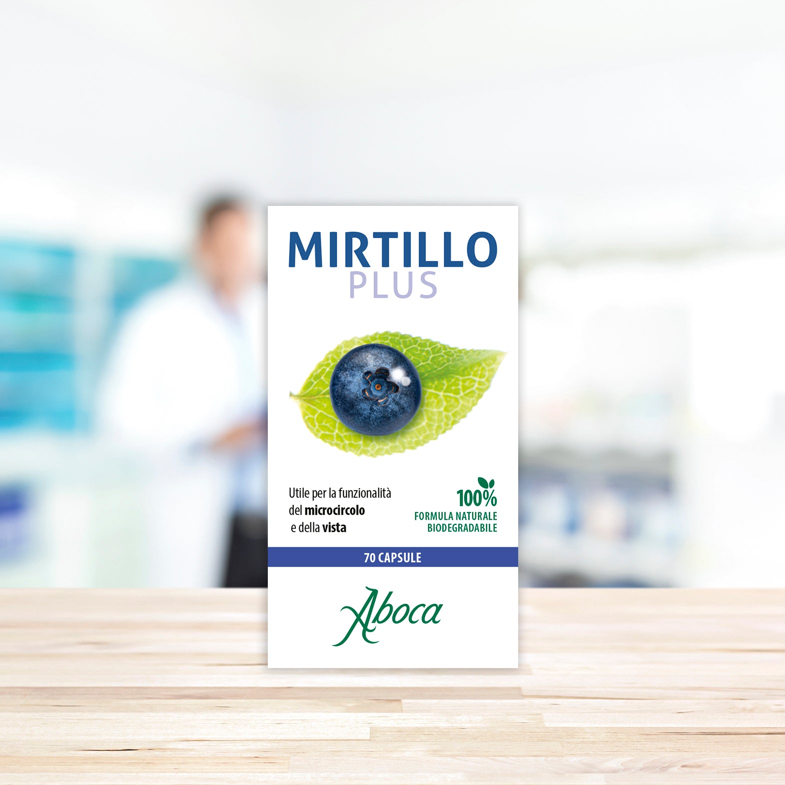 Aboca mirtillo plus 70 opercoli integratore microcircolo e vista
