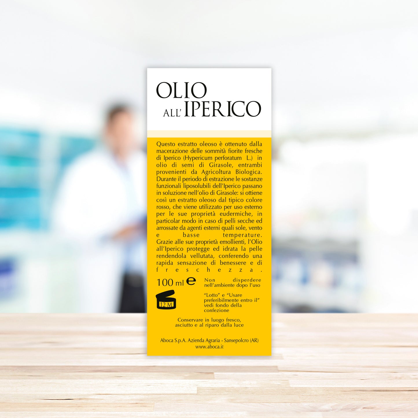 Olio Iperico Cosmetico Bio