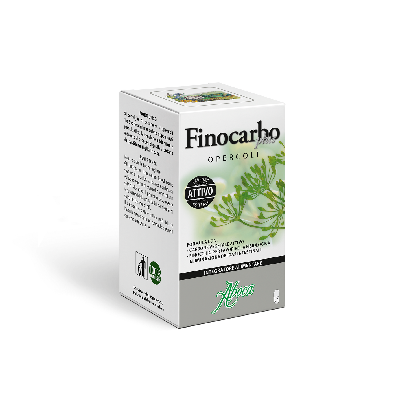 FINOCARBO PLUS 50 OPERCOLI 25G NUOVO FORMATO