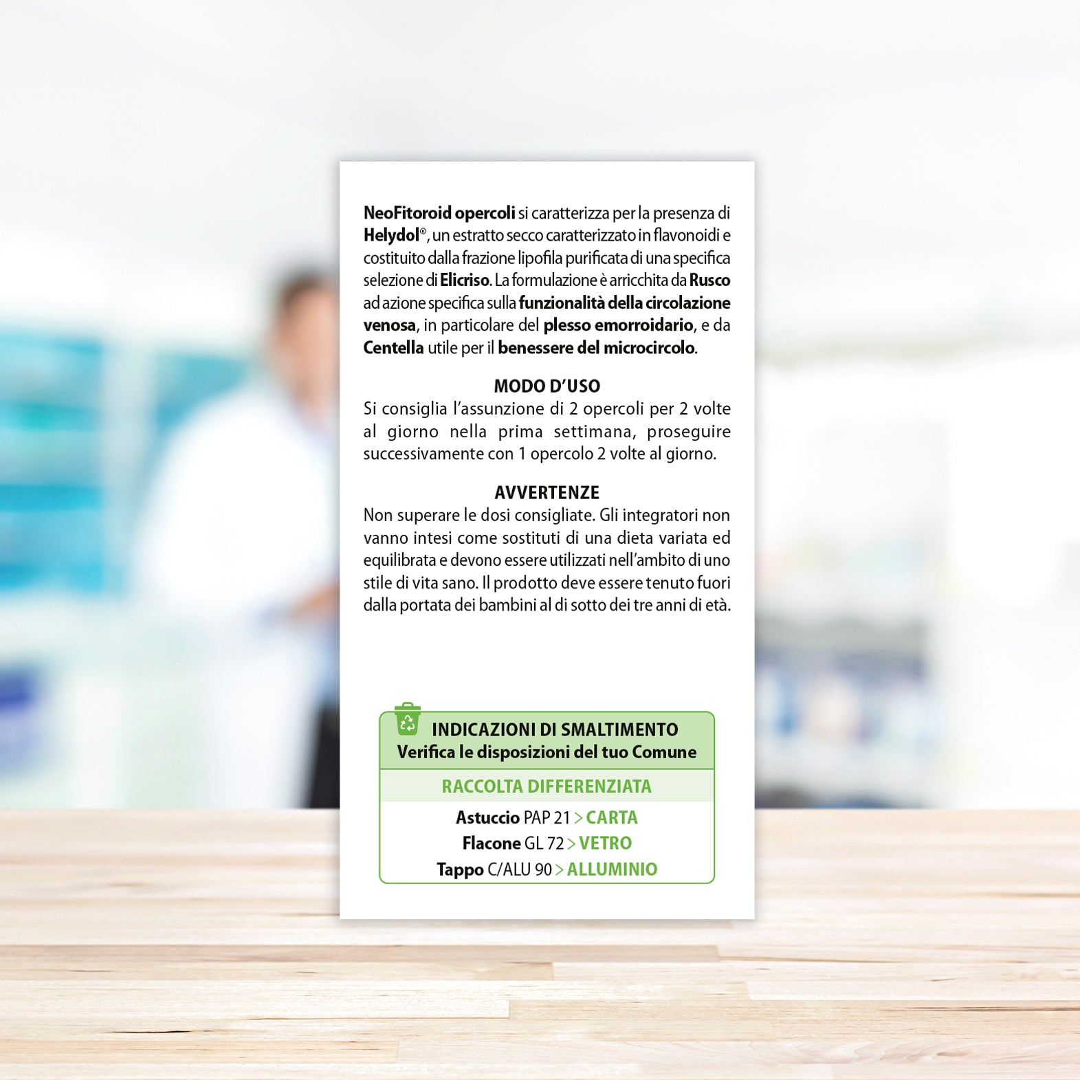 Neofitoroid 50 Opercoli 500 Mg