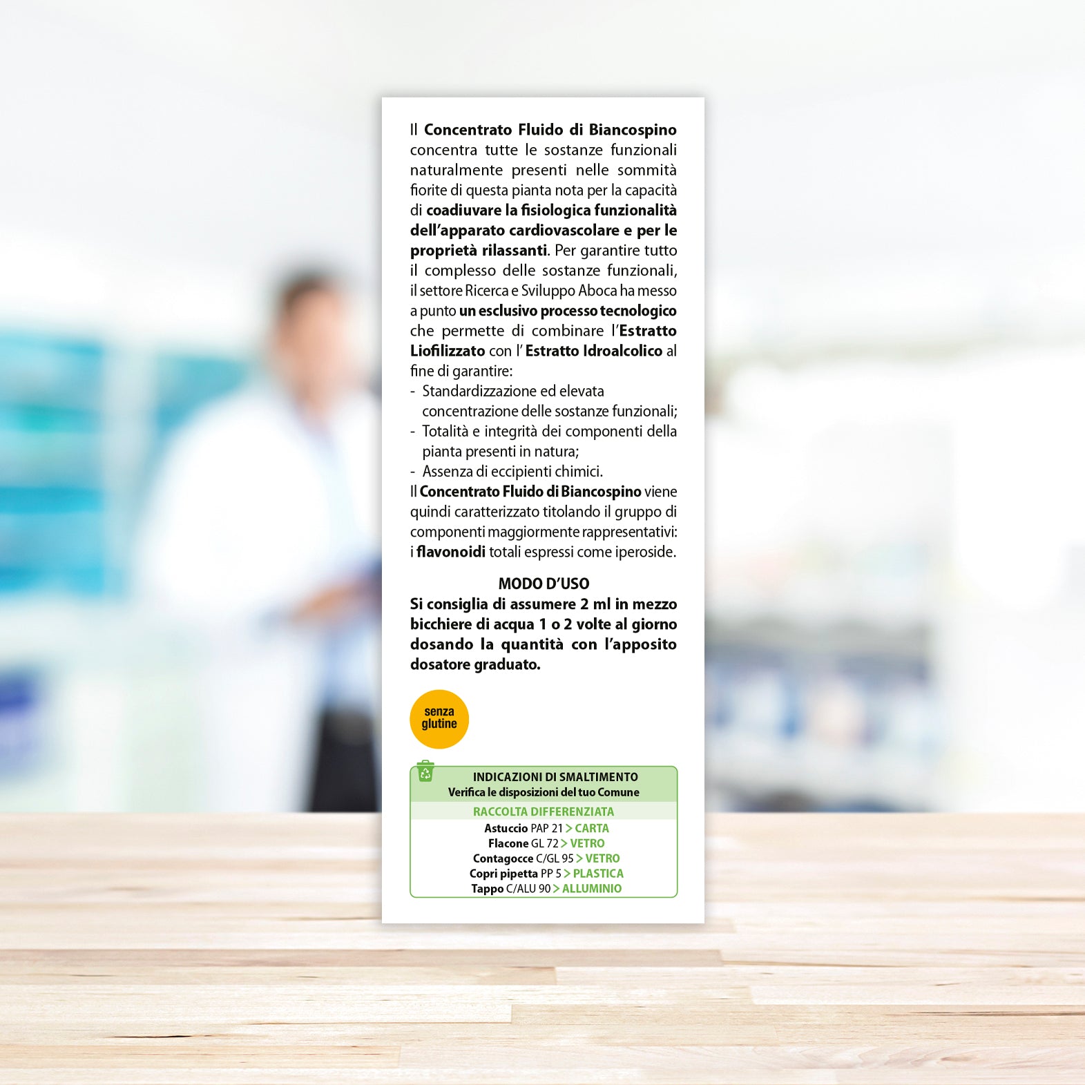 Biancospino - Concentrato fluido Monoconcentrato Gocce 75 Ml
