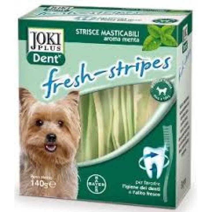 JOKI DENT FRESH-STRIPES 140 G PER CANI DI TAGLIA PICCOLA E MEDIA - JOKI DENT FRESH-STRIPES 140 G PER CANI DI TAGLIA PICCOLA E MEDIA