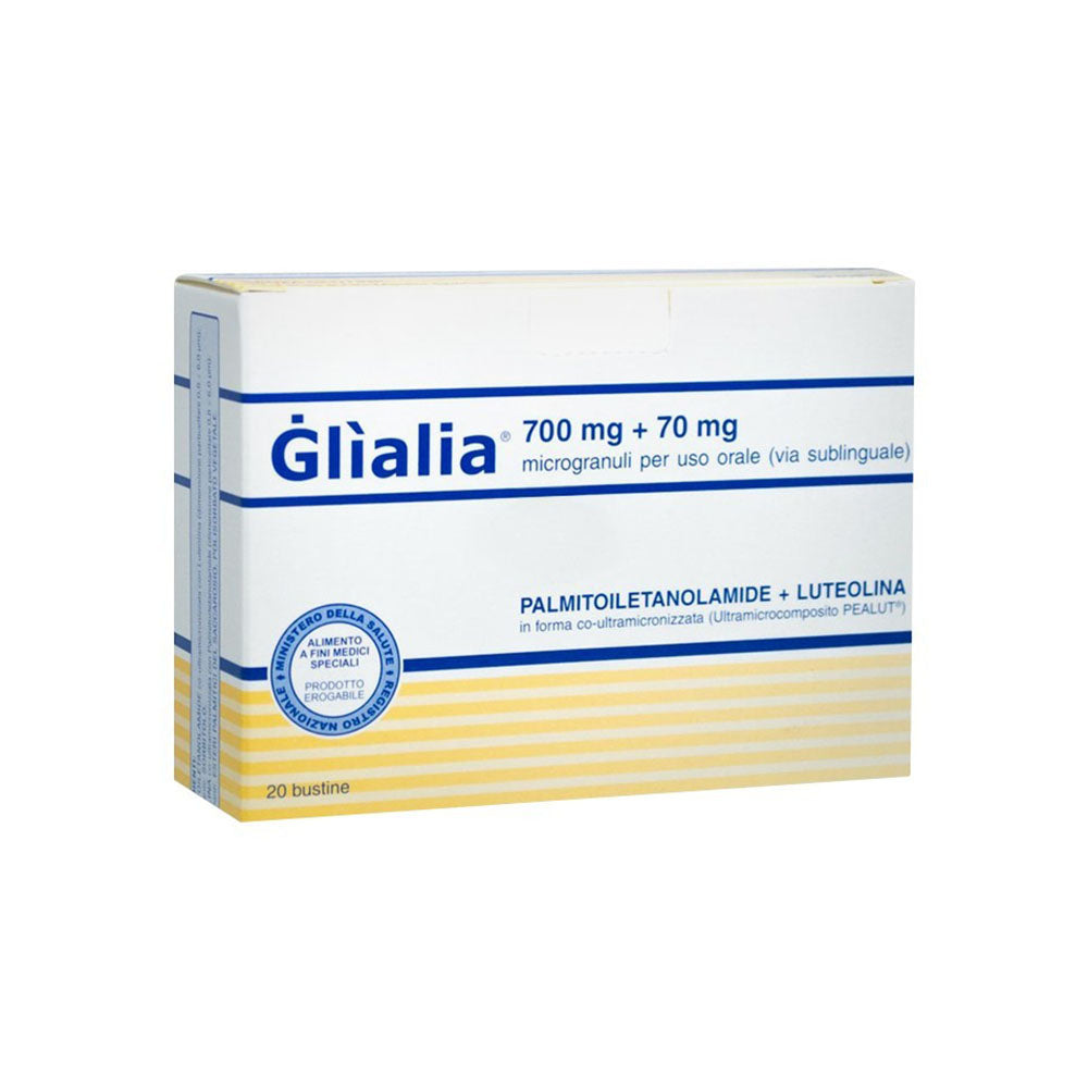GLIALIA 700MG + 70MG MICROGRANULI USO ORALE VIA SUBLINGUALE20 BUSTINE 1,27 G