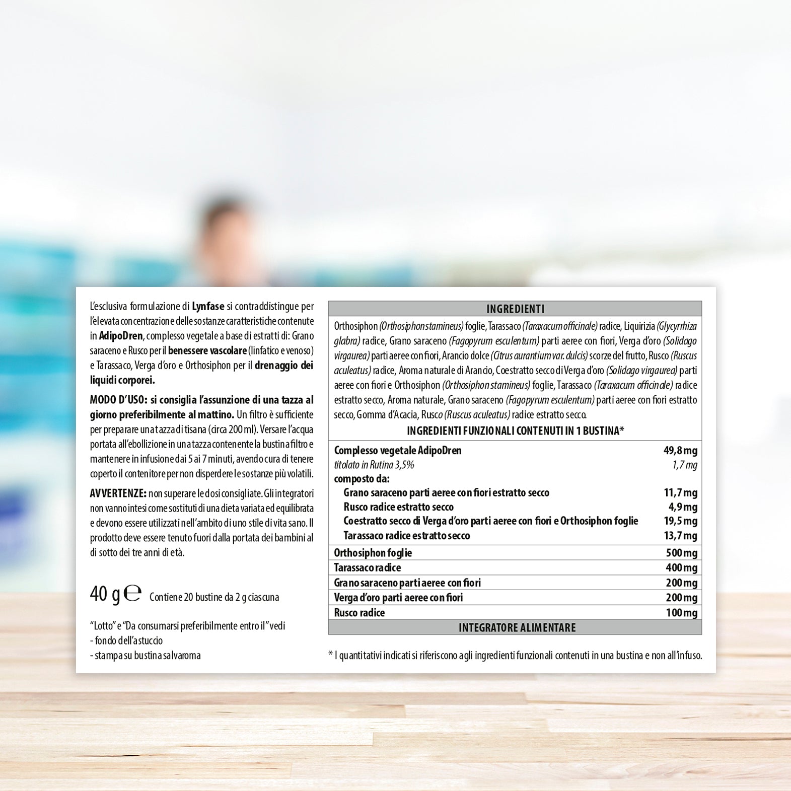 Lynfase Fitomagra Tisana 20 Buste Filtro 2 G Ciascuna - Lynfase Fitomagra Tisana 20 Buste Filtro 2 G Ciascuna