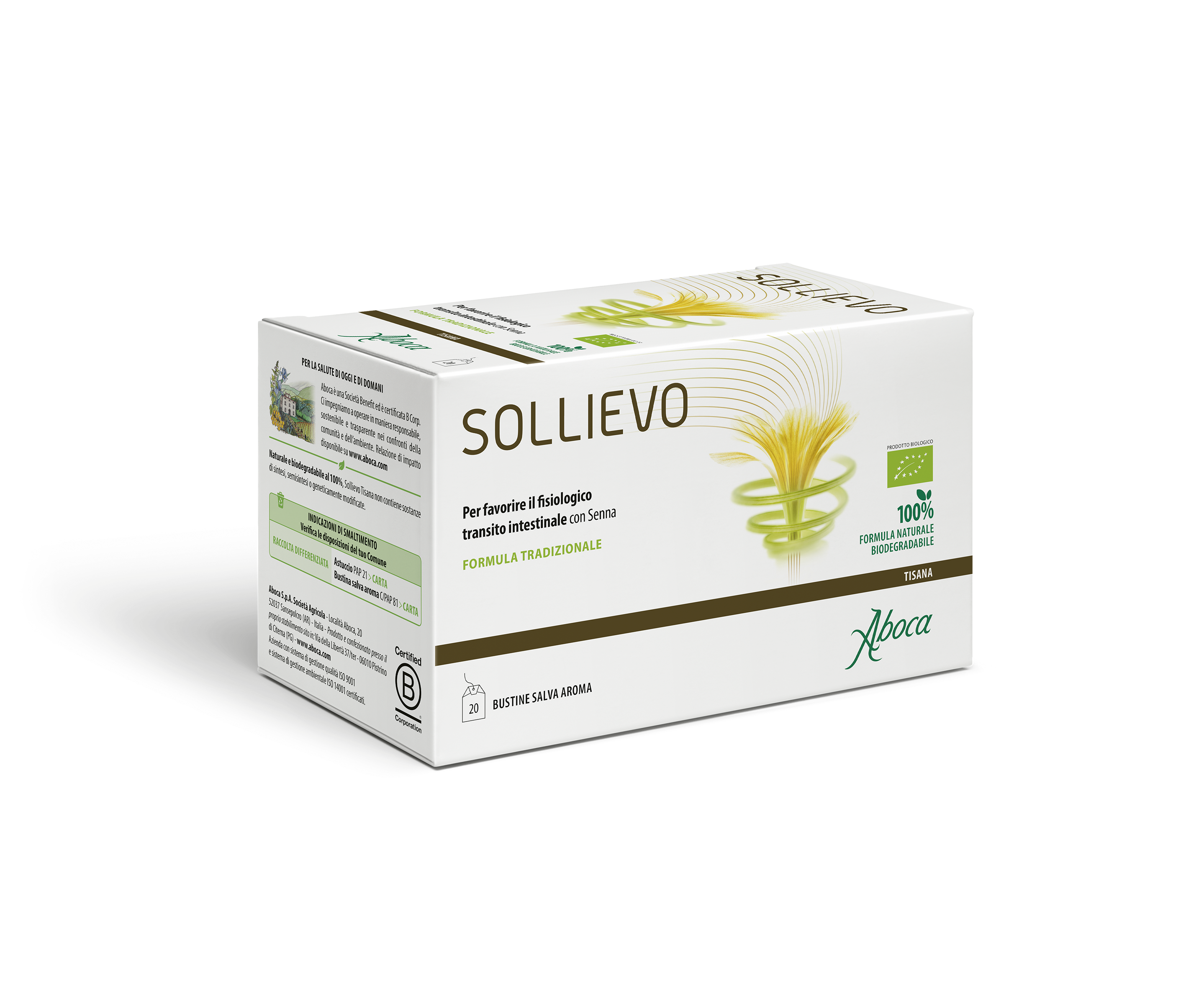 Sollievo Bio Tisana 20 Filtri Da 2,2 G - Sollievo Bio Tisana 20 Filtri Da 2,2 G