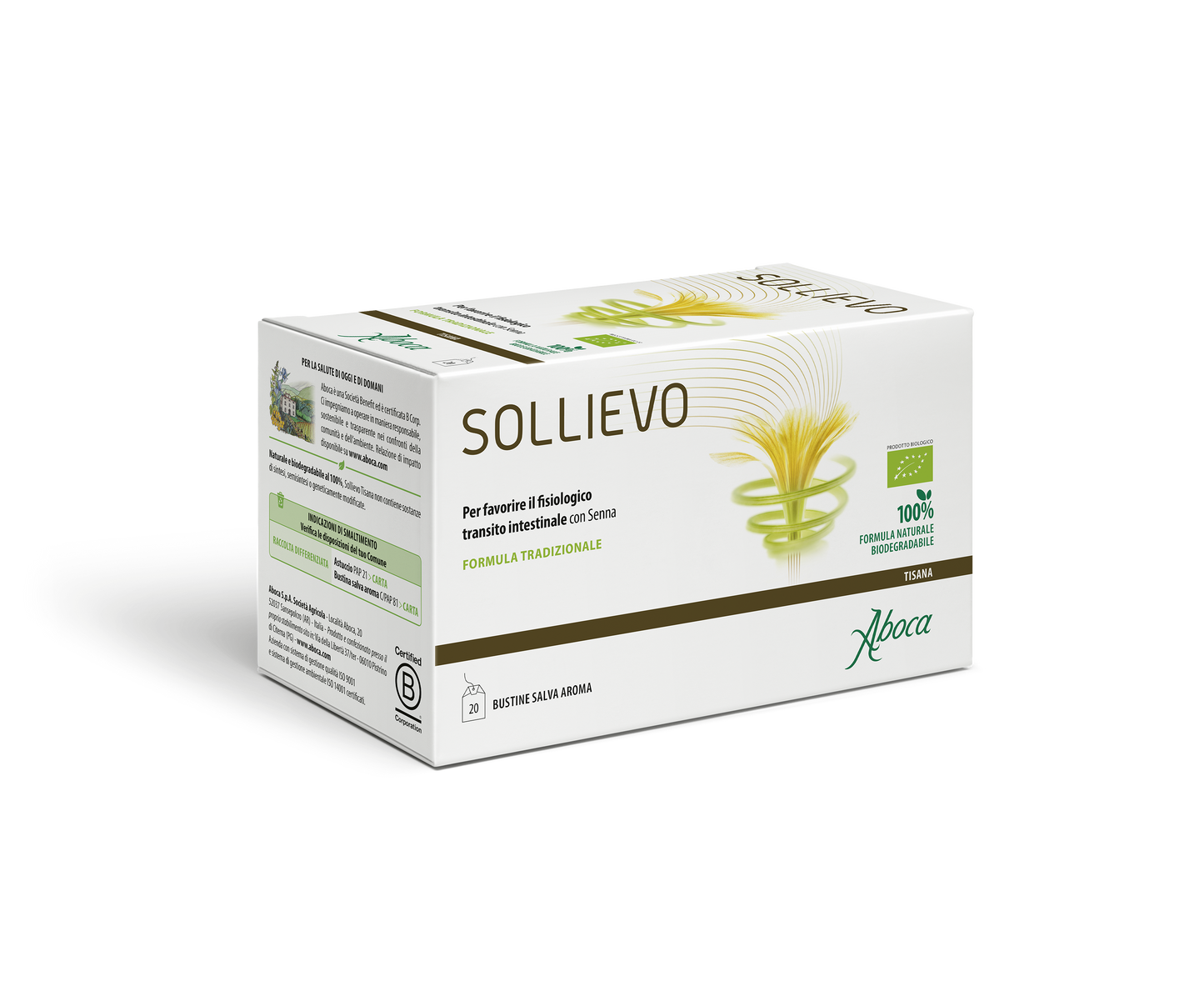 Sollievo Bio Tisana 20 Filtri Da 2,2 G