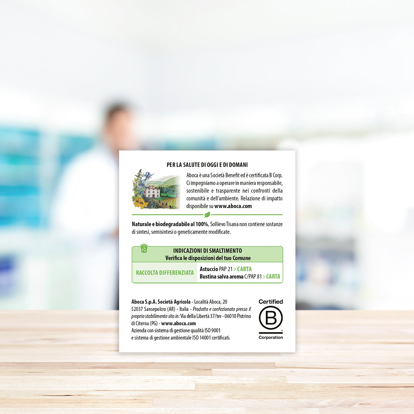 Sollievo Bio Tisana 20 Filtri Da 2,2 G