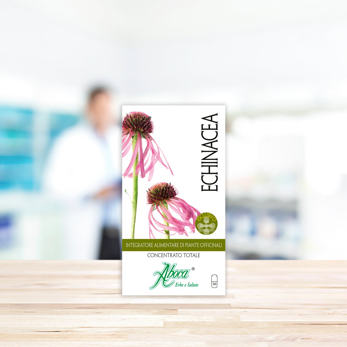 Aboca Echinacea - Concentrato totale 50 Opercoli - Monoconcentrati Opercoli Supporto sistema immunitario