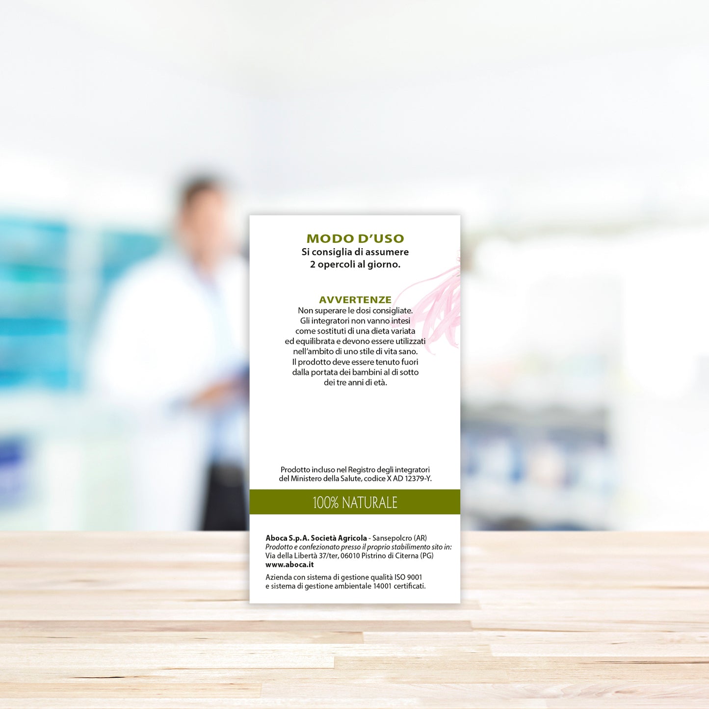 Aboca Echinacea - Concentrato totale 50 Opercoli - Monoconcentrati Opercoli Supporto sistema immunitario