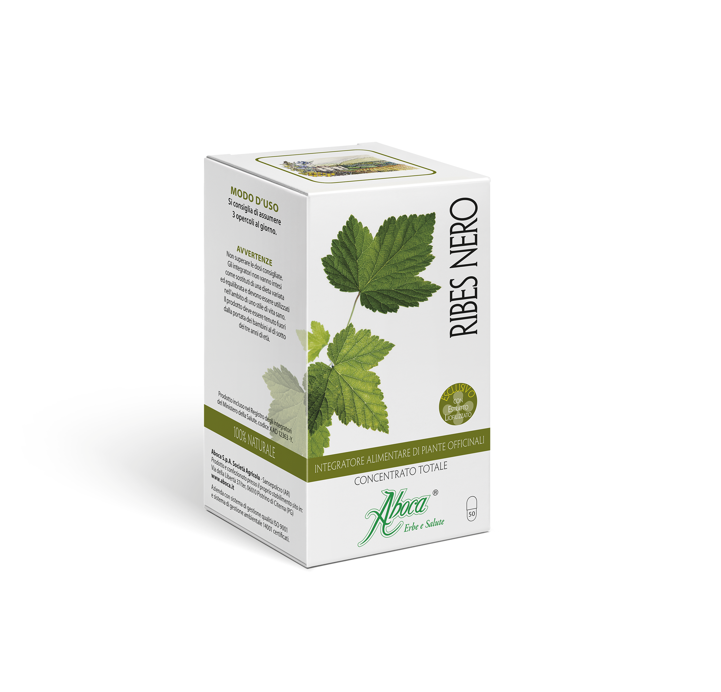 Ribes Nero Concentrato Totale 50 Opercoli