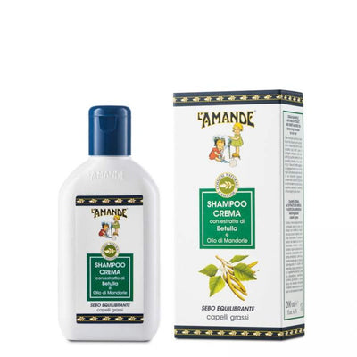 L'Amande Marseille Shampoo Crema Betulla/Grassi Sebo Equilibrante 200 ml