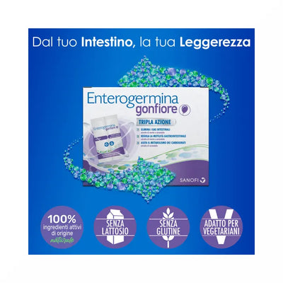 Enterogermina Gonfiore 20 Bustine Bipartite