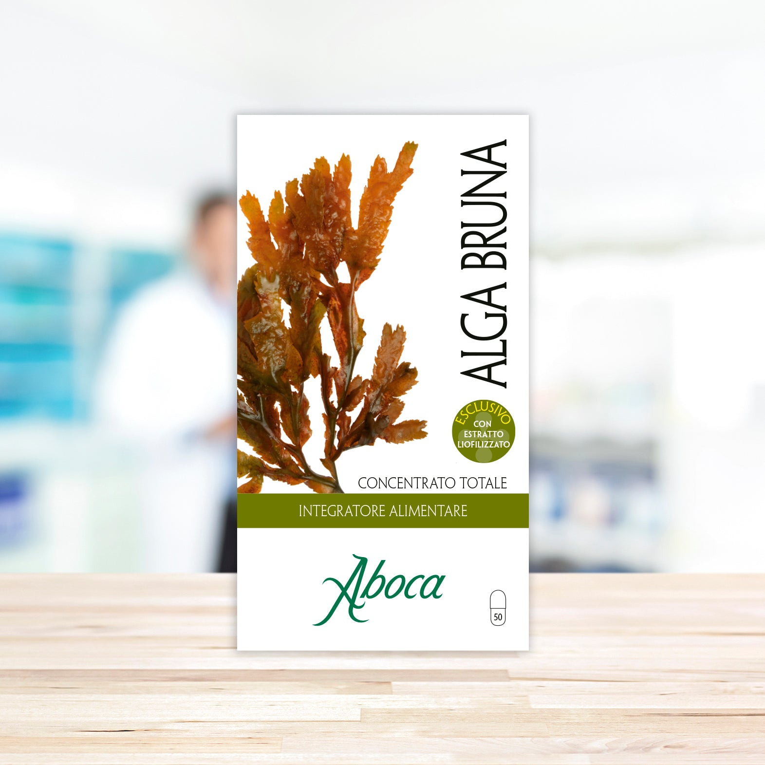 Aboca Alga Bruna - Concentrato Totale 50 opercoli integratore per accelerare il metabolismo