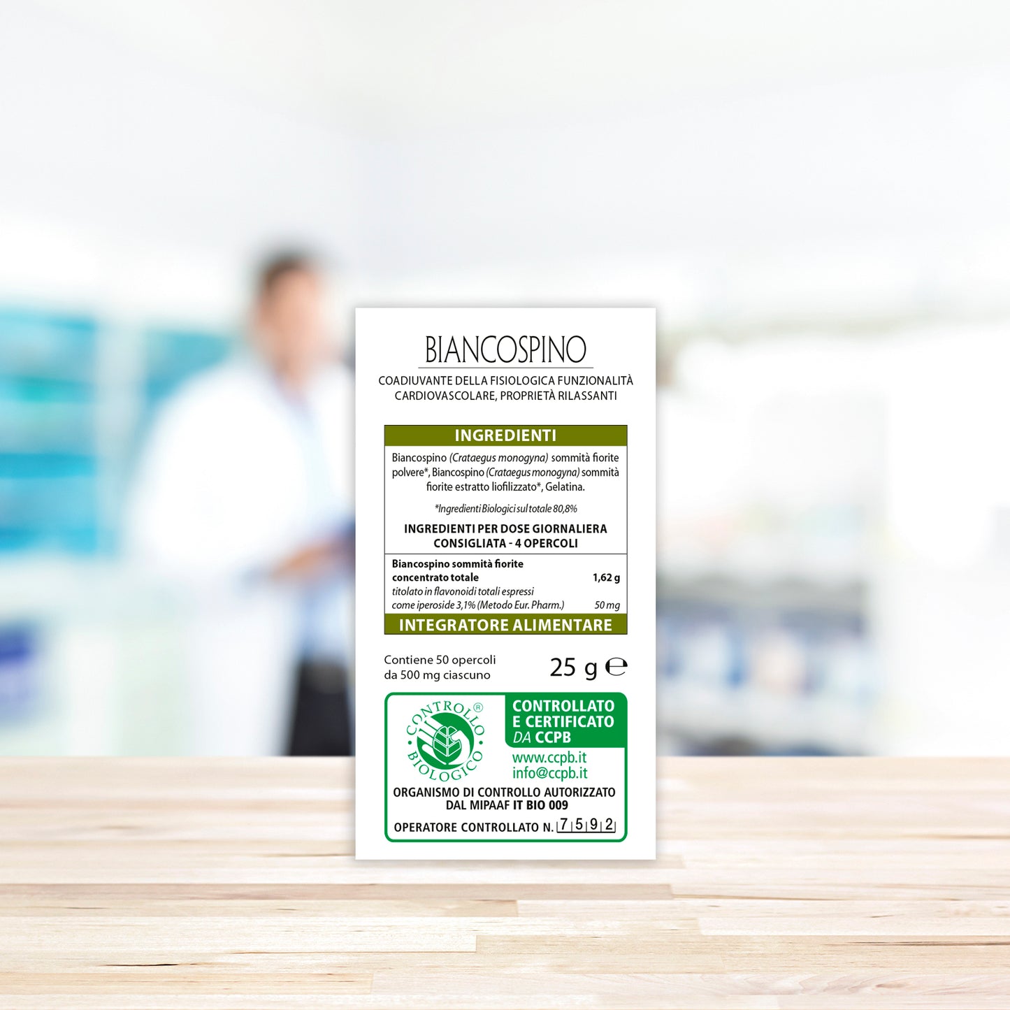 Biancospino Concentrato Totale 50 Opercoli