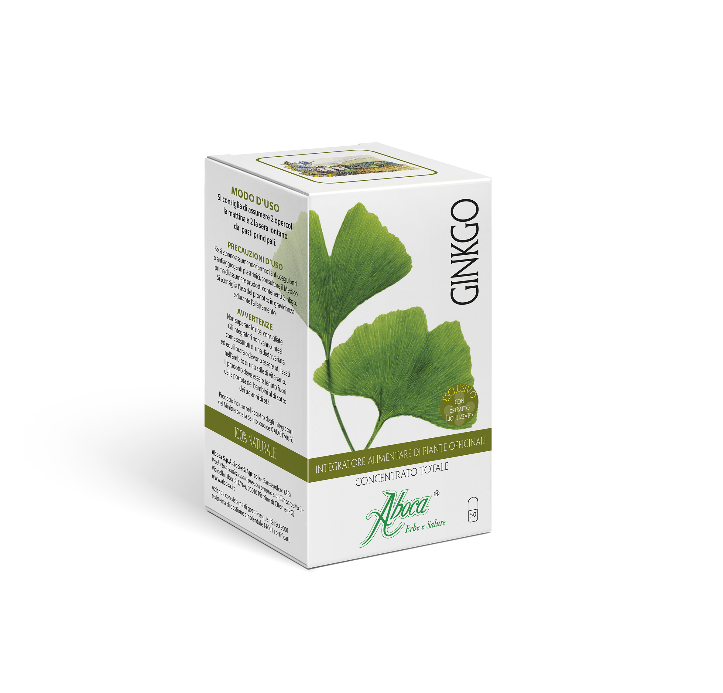 Ginkgo Concentrato Totale 50 Opercoli