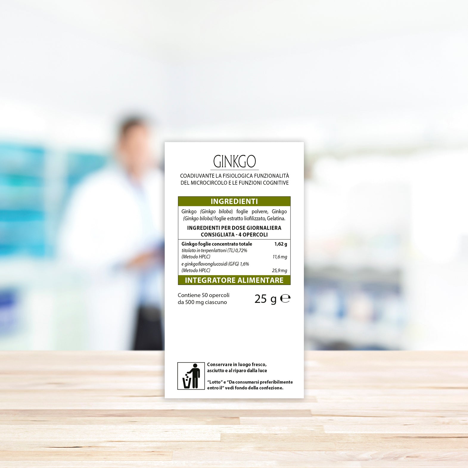 Ginkgo Concentrato Totale 50 Opercoli