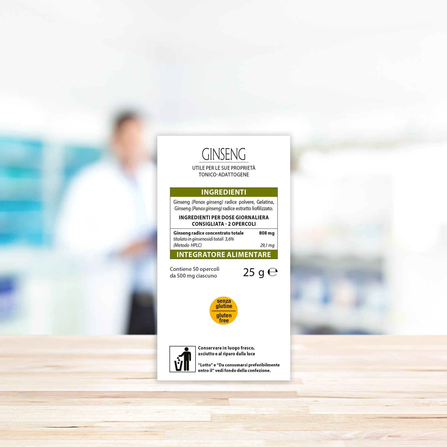 GINSENG CONCENTRATO TOTALE 50 OPERCOLI - GINSENG CONCENTRATO TOTALE 50 OPERCOLI