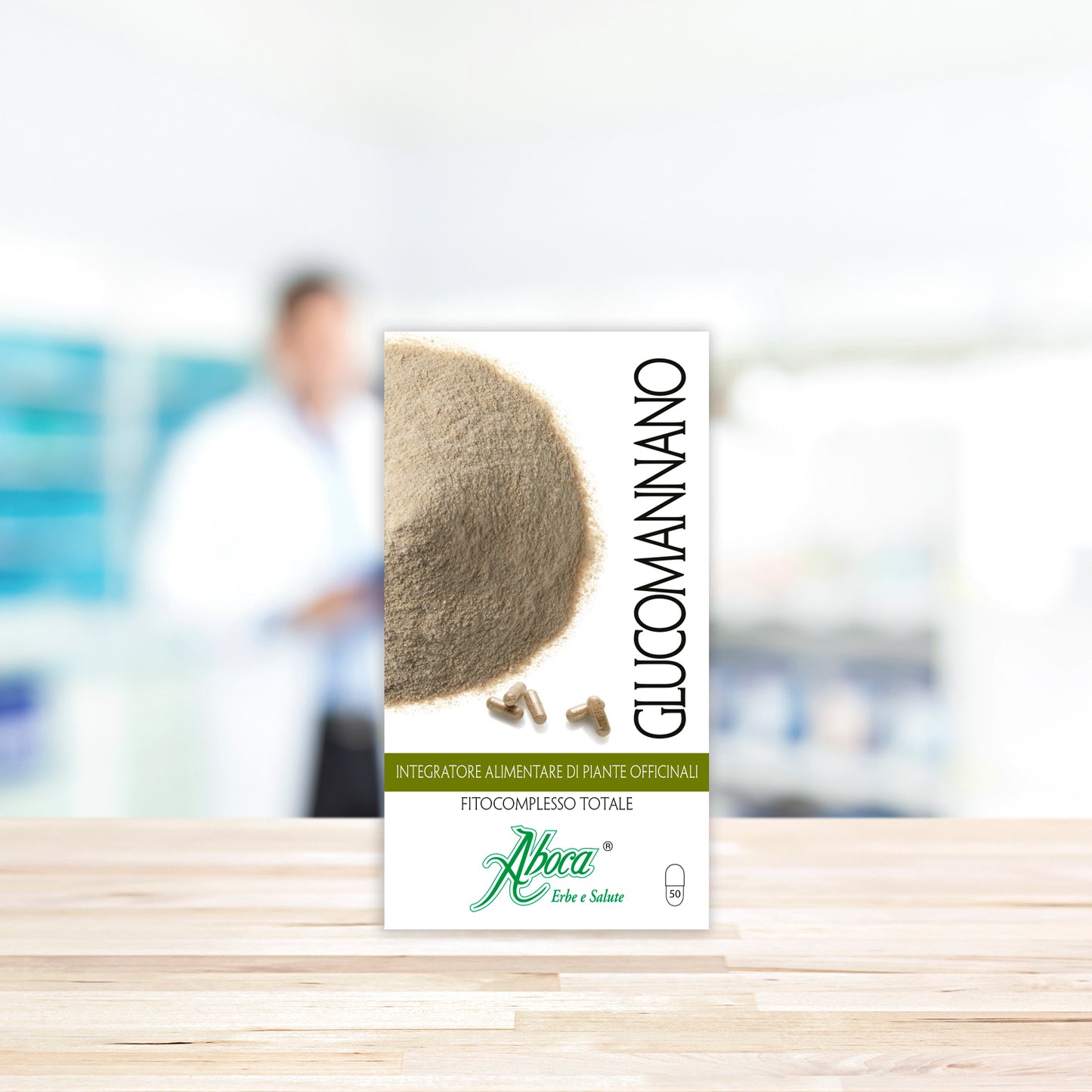 Aboca Glucomannano Fitocomplesso 50 opercoli integratore dimagrante
