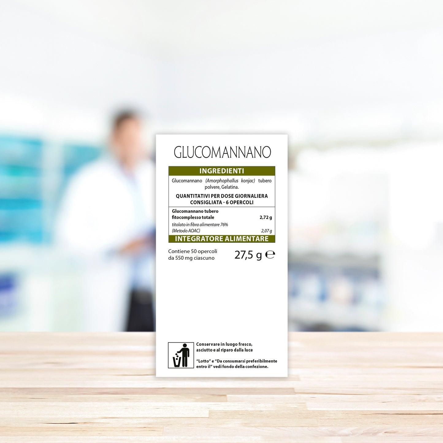 Aboca Glucomannano Fitocomplesso 50 opercoli integratore dimagrante