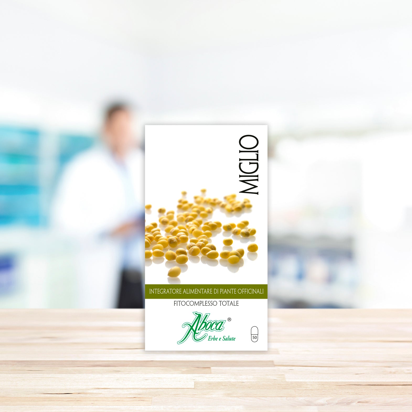 Aboca Miglio Concentrato Totale 50 opercoli integratore capelli e unghie