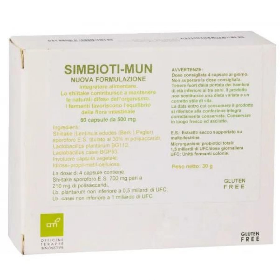 SIMBIOTI MUN NUOVA FORMULAZIONE 60 CAPSULE
