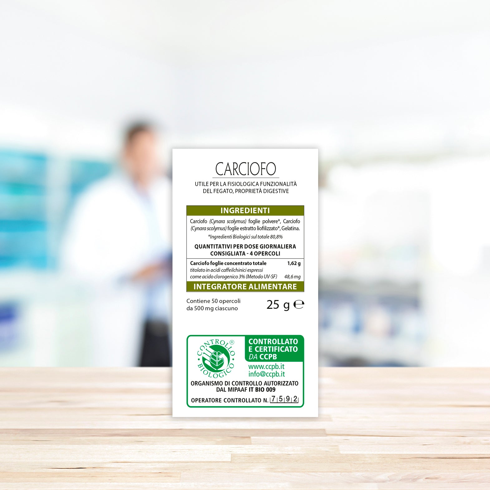 Carciofo Concentrato Totale 50 Opercoli - Carciofo Concentrato Totale 50 Opercoli