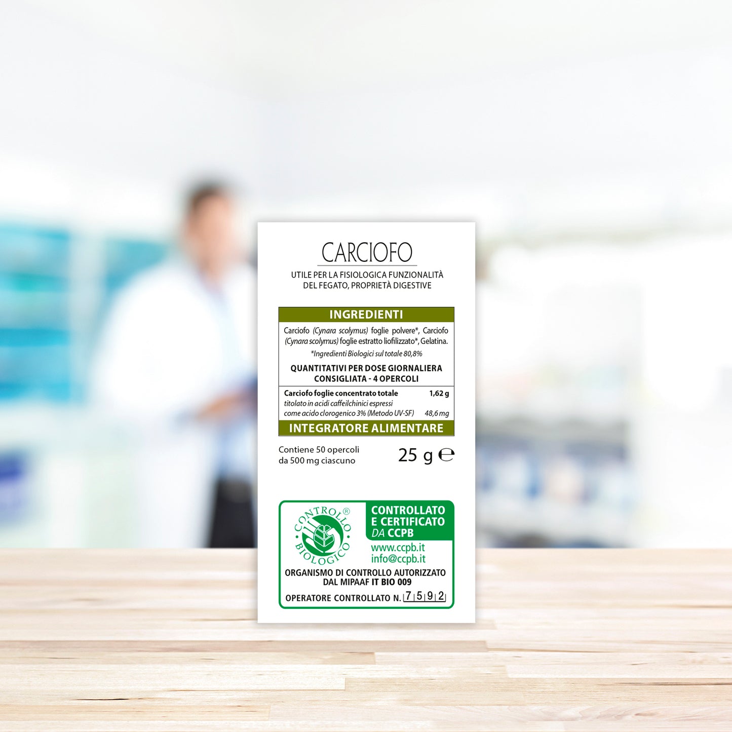 Carciofo Concentrato Totale 50 Opercoli