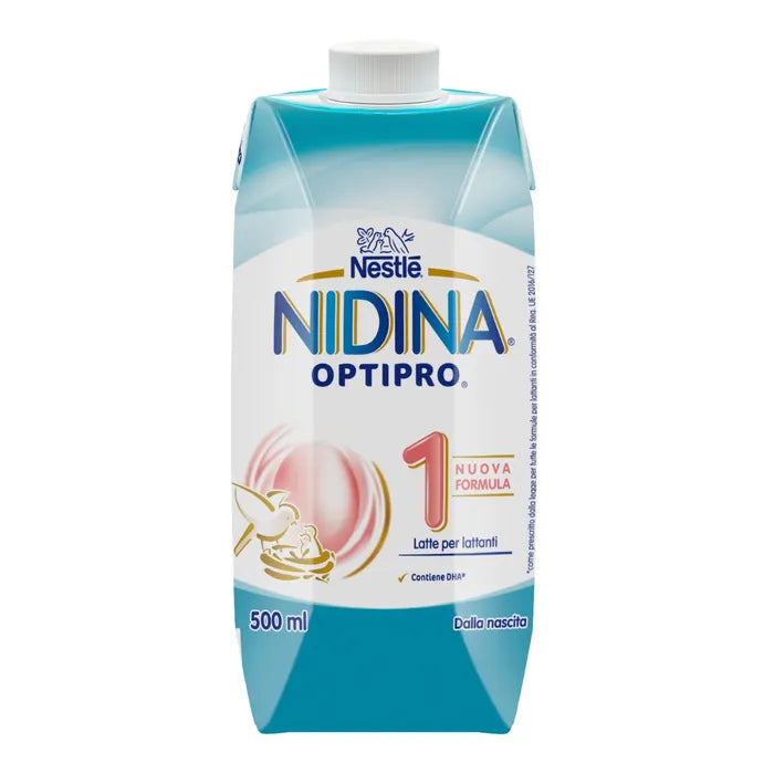 Nestlé Nidina Optipro 1 Latte Per Lattanti Liquido Dalla Nascita Brick 500ml - Nestlé Nidina Optipro 1 Latte Per Lattanti Liquido Dalla Nascita Brick 500ml