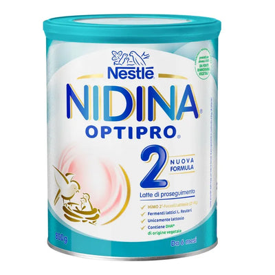 Nestlé Nidina Optipro 2 Latte Di Proseguimento Polvere Da 6 Mesi Latta 800g