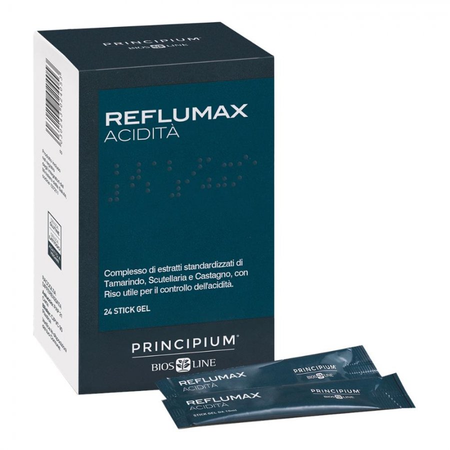 Principium Reflumax Acidità 24 Stick Gel - Principium Reflumax Acidità 24 Stick Gel
