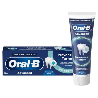 Oral-B Advanced – Dentifricio Antitartaro con Granuli 75 ml