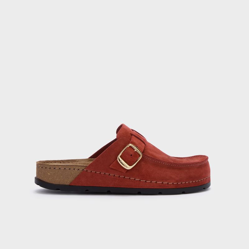 BORA MOCCASSIN SUEDE W RUST 39