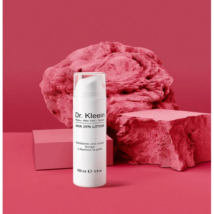 Dr Kleein AHA 15% Lotion Latte Viso e Corpo Esfoliante Levigante 150 ml - Dr Kleein AHA 15% Lotion Latte Viso e Corpo Esfoliante Levigante 150 ml