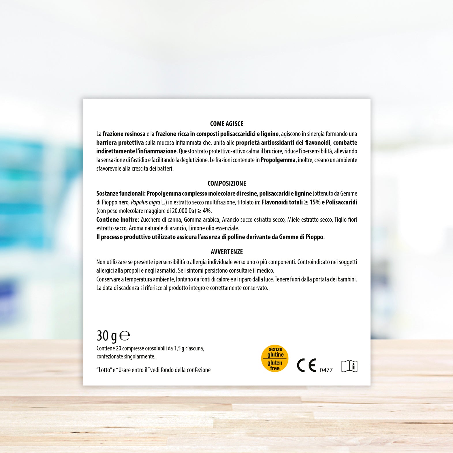 Propolgemma - 20 Compresse orosolubili adulti 1,50 G