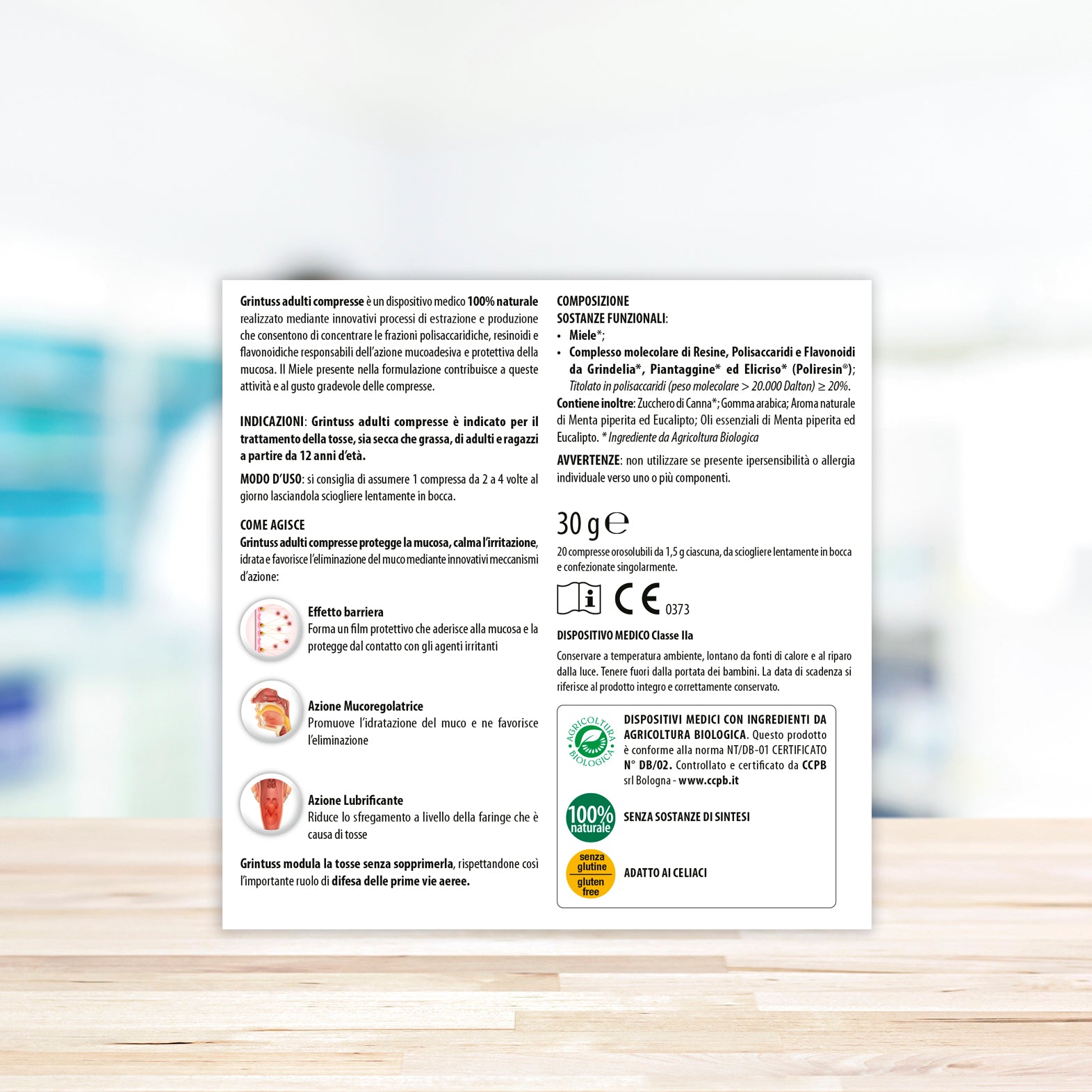 Grintuss adulti 20 compresse Con Poliresin 1,5 G