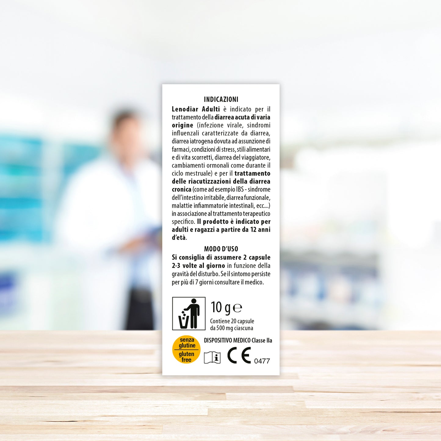 Lenodiar Adulti 20 Capsule 500 Mg