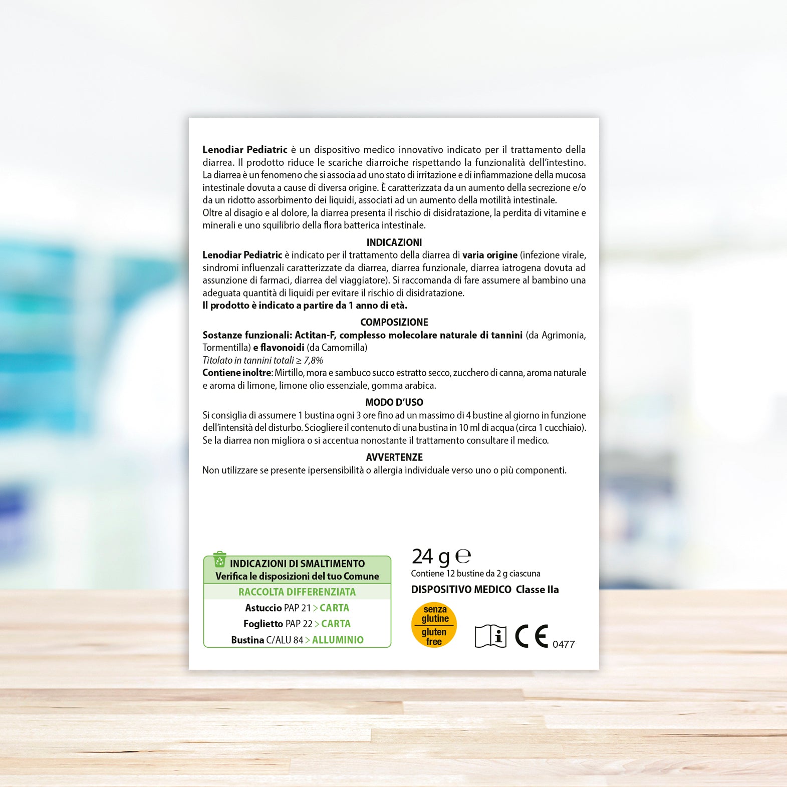 LenoDiar Pediatric 12 Bustine 2 G