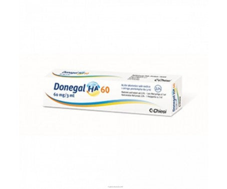 SIRINGA INTRA-ARTICOLARE DONEGAL HA 60 ACIDO IALURONICO SALESODICO 2% 60 MG 3 ML