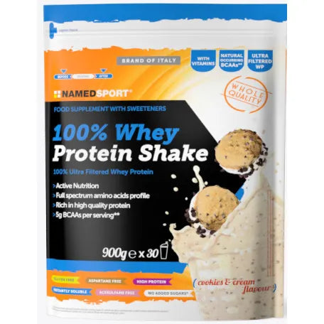 Named Sport 100% Whey Protein Shake Cookies & Cream 900g - Named Sport 100% Whey Protein Shake Cookies & Cream 900g