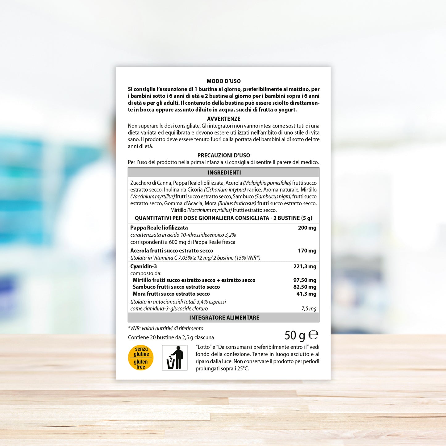 Natura Mix Advanced Sostegno Orosolubile 20 Bustine