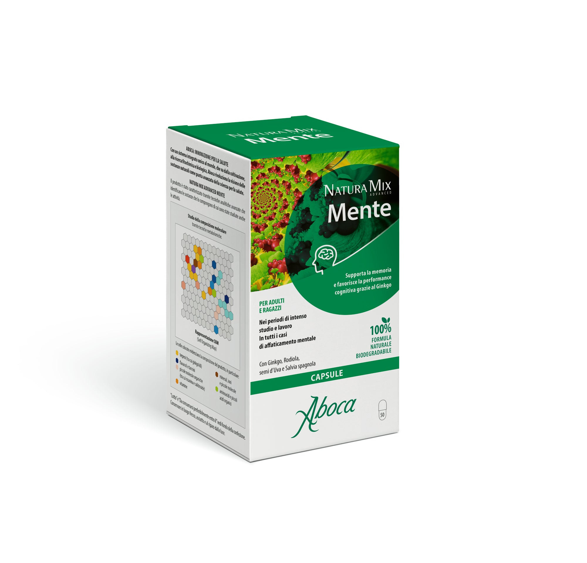 Aboca Natura Mix Advanced Mente Aboca 50 Capsule