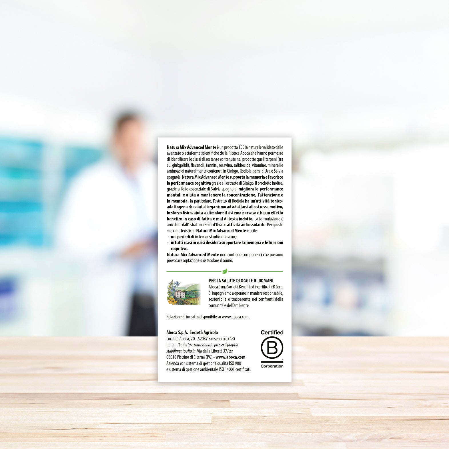 Aboca Natura Mix Advanced Mente Aboca 50 Capsule