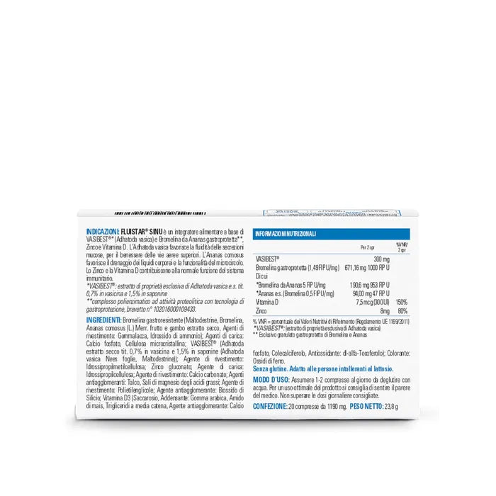 Fluistar Sinu 20 Compresse - Fluistar Sinu 20 Compresse
