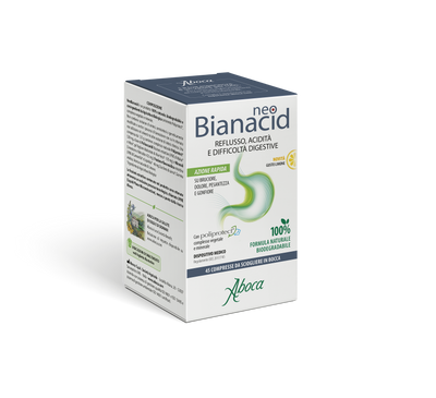 Aboca NeoBianacid 45 Compresse Masticabili Gusto Limone